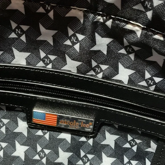 Nicole Lee Black Studded Shoulder Bag - Picture 7 of 7